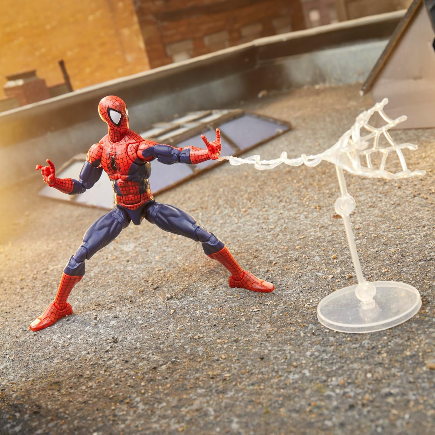 Marvel Legends Maximum Series Spider-Man, Deluxe Spider-Man Comics Collectible 6-Inch Action Figure; Amazing Articulation; Spectacular Accessories image number 3