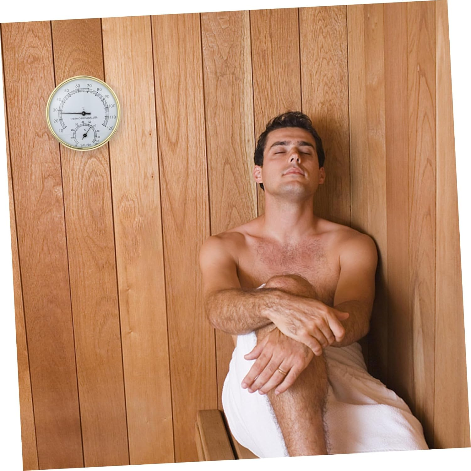 Ibasenice Thermohygrometer Sauna Parts Hygrothermograph for Humidity Temperature Practical Hygrothermograph Thermometer Hygrometer for Sauna