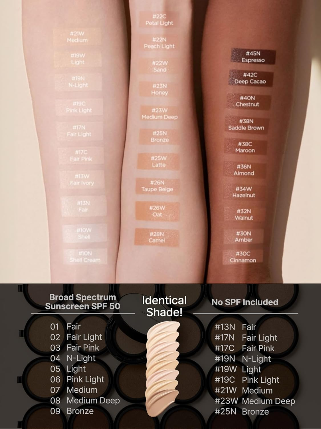 [JUNGSAEMMOOL OFFICIAL] Essential Skin Nuder Cushion (Light) | Refill Not Included | Natural Finish | Buildable Coverage | Korean Makeup Artist Brand | Cream Foundation image number 2