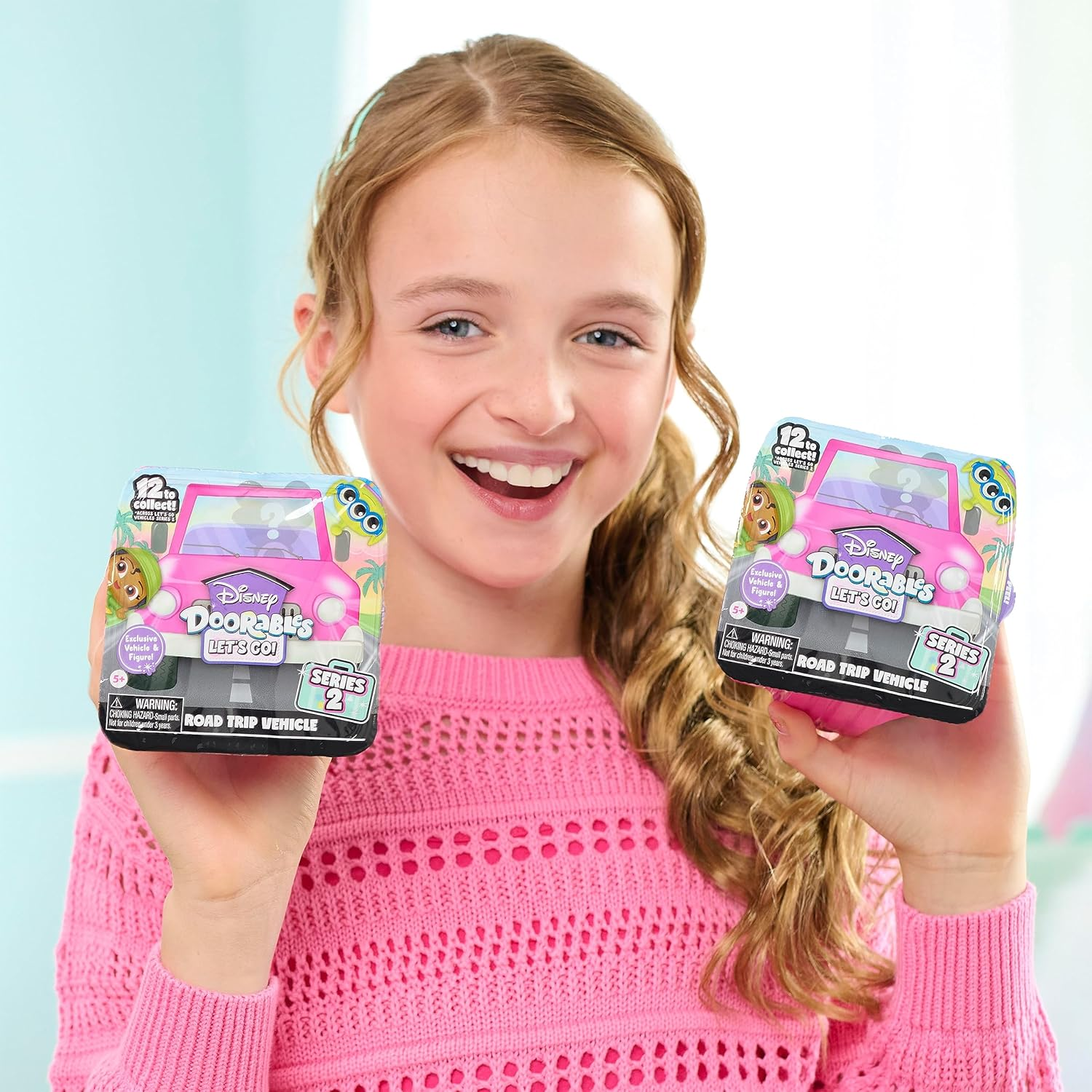 DOORABLES Disney New Let&rsquo;S Go Vehicles 2-Pack, Collectible Figure and Vehicle Set, Styles May Vary, Officially Licensed Kids Toys for Ages 5 Up, Gifts and Presents, Amazon Exclusive image number 4