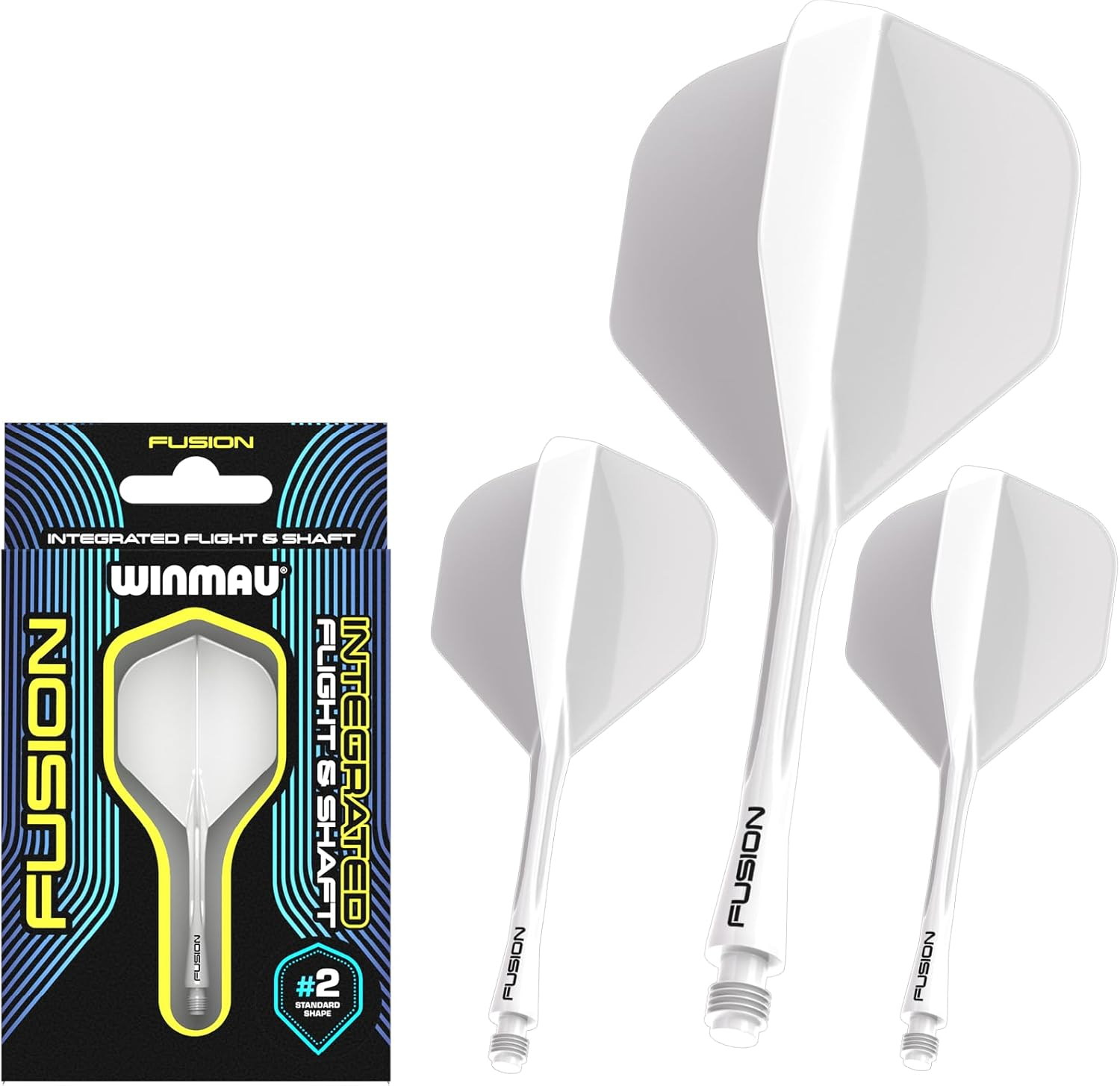 WINMAU Fusion Intergrated Dart Flight and Shaft System - 1 Set per Pack (3 Flights and Shafts in Total) image number 5