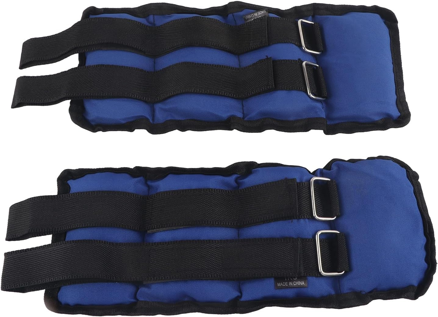 2 X 1Kg Ankle Weights for Women Men Kids, Ankle Weights/Wrist Weights Heavy Duty Nylon Adjustable Weight Double Fabric Fitness Yoga Weight Training Ankle Weight for Weight Loss image number 1