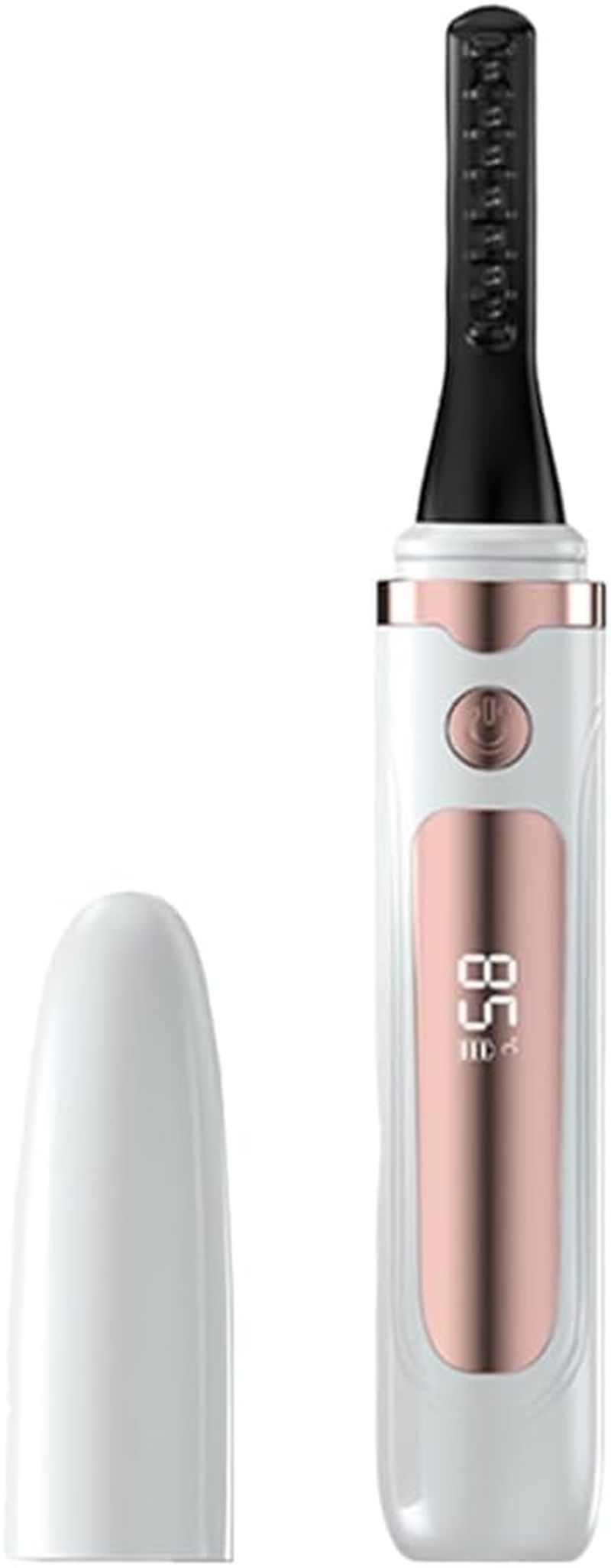 Electric Eyelash Curler Tool USB Rechargeable 4 Mode Women Makeup Tools (White) image number 5