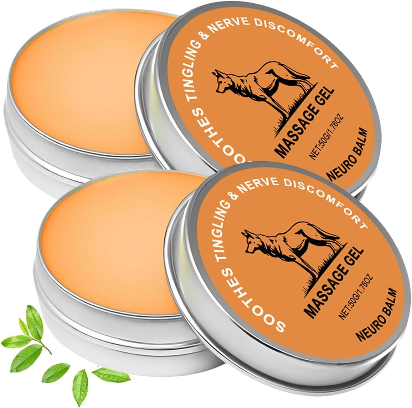 Neuro Balm, Herbal Cooling Ointment for Daily Body Comfort & Care, Long-Lasting Soothing Relaxation, for Knee/Elbow/Shoulder/Back/Neck, Massage Body Gel (1Pcs)