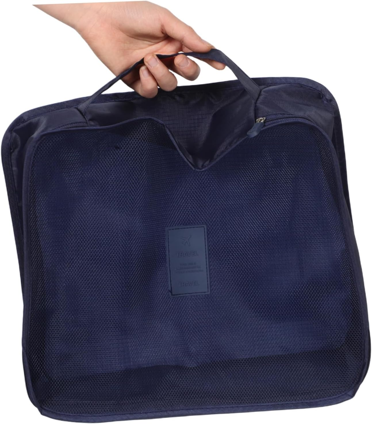 GLSTOY 6Pcs Packing Cubes Suitcase Organizer Bags Travel Accessories Luggage Organiser Space Saving Sections Moisture Resistant Material image number 6