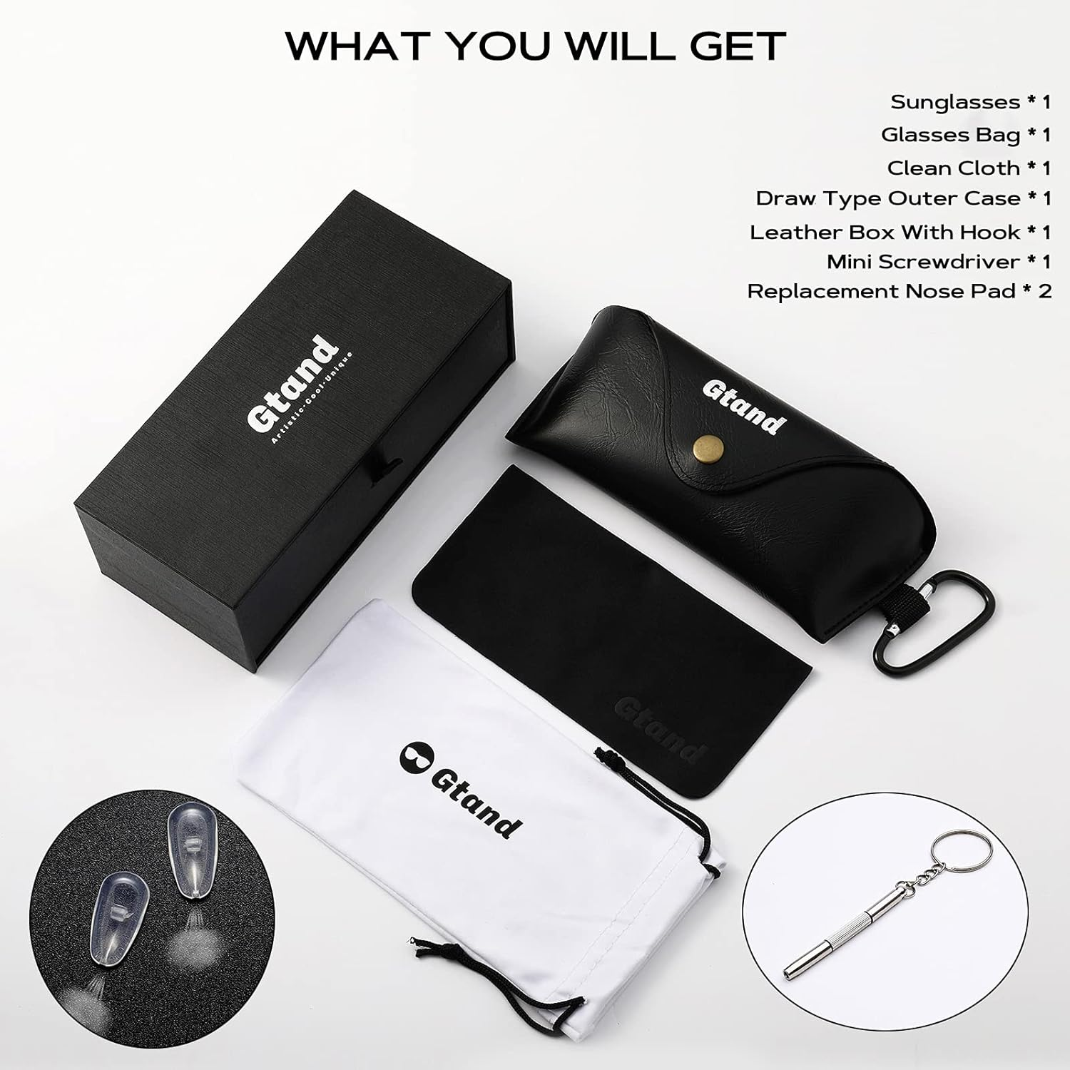 Gtand Fashion Oversized Square Aviator Gradient Sunglasses for Men Women Vintage Metal Sun Glasses 63Mm - C3 Gold Frame/Gradient Gray Lens image number 3