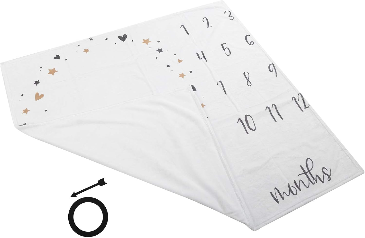 Baby'S Growth Table Coverage - Monthly Carefully Designed Baby Coverage - Multifunctional Shower for Photography, Crawl, Sweet Picnic in the Skin of (Cat Numbers) image number 4