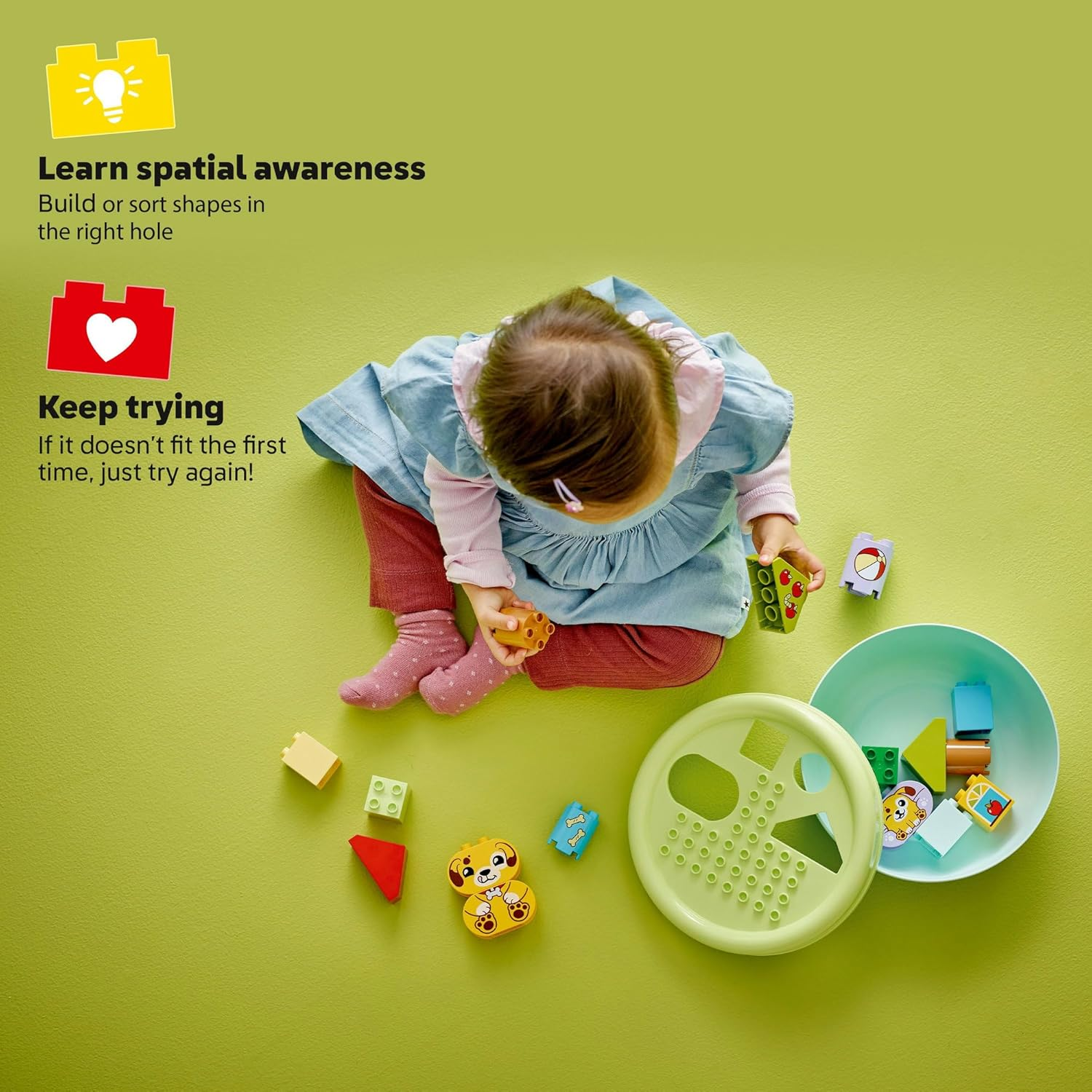 LEGO&reg; DUPLO&reg; My First Shape Sorter: Puppy House 10441 Toddler Toy Encourages Creative Role Play and Fine Motor Skills, Packed with Learning Activities for Preschoolers Aged 18 Months and Up image number 1