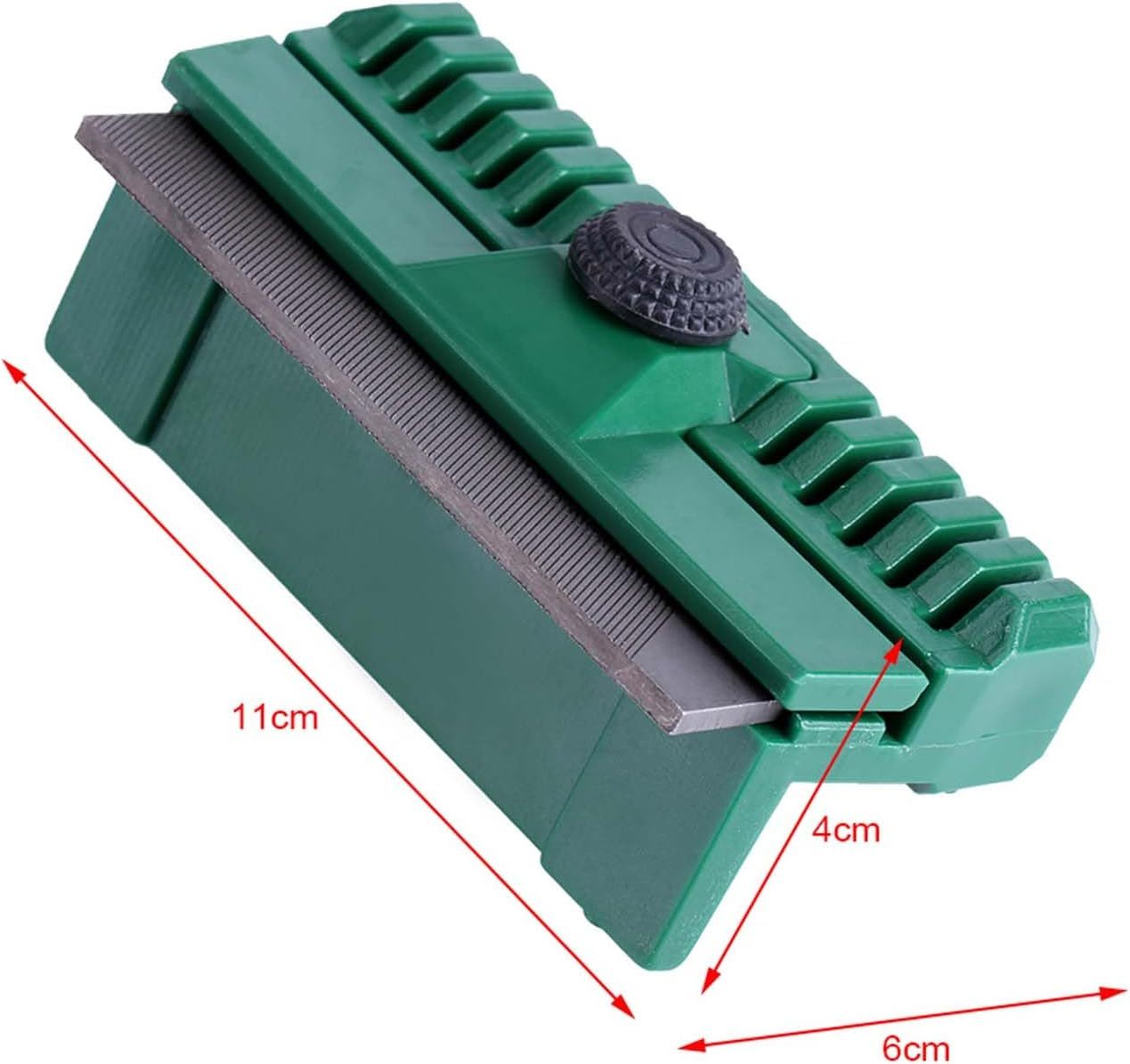 Chainsaw Bar Dressing Tool, Solid Guide Bar Rail Dressers File Repairer Tool, Chainsaw Sharpening Guide Tool, Steel Chainsaw Bar File Tool Chamfer for Chainsaw Guide Bar Dressing image number 6
