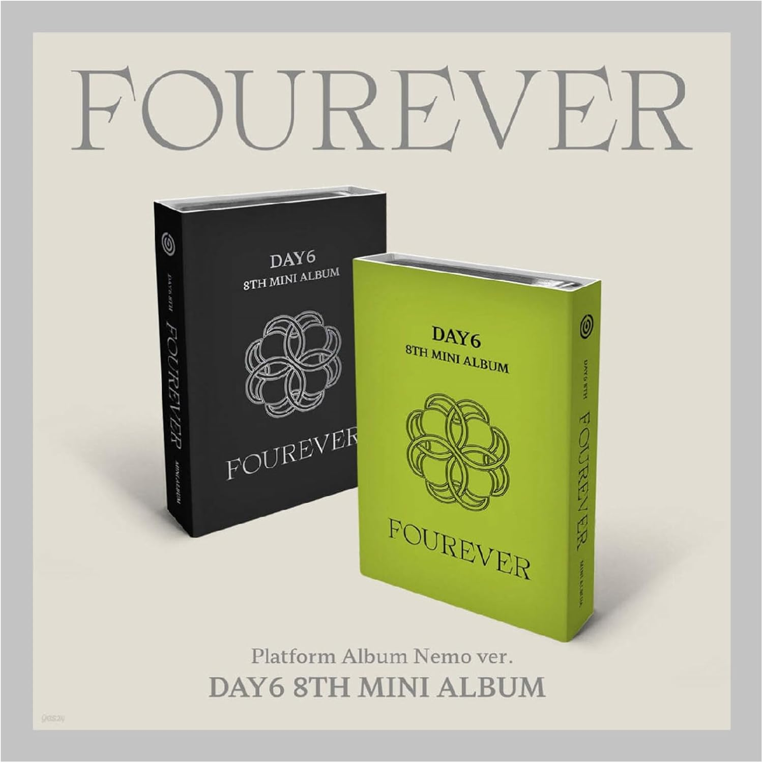 DAY6 FOUREVER 8Th Mini Album Platform Random Version Case+1P QR Card+8P Photocard+4P Message Card+1Ea Ornament+Tracking Sealed image number 2