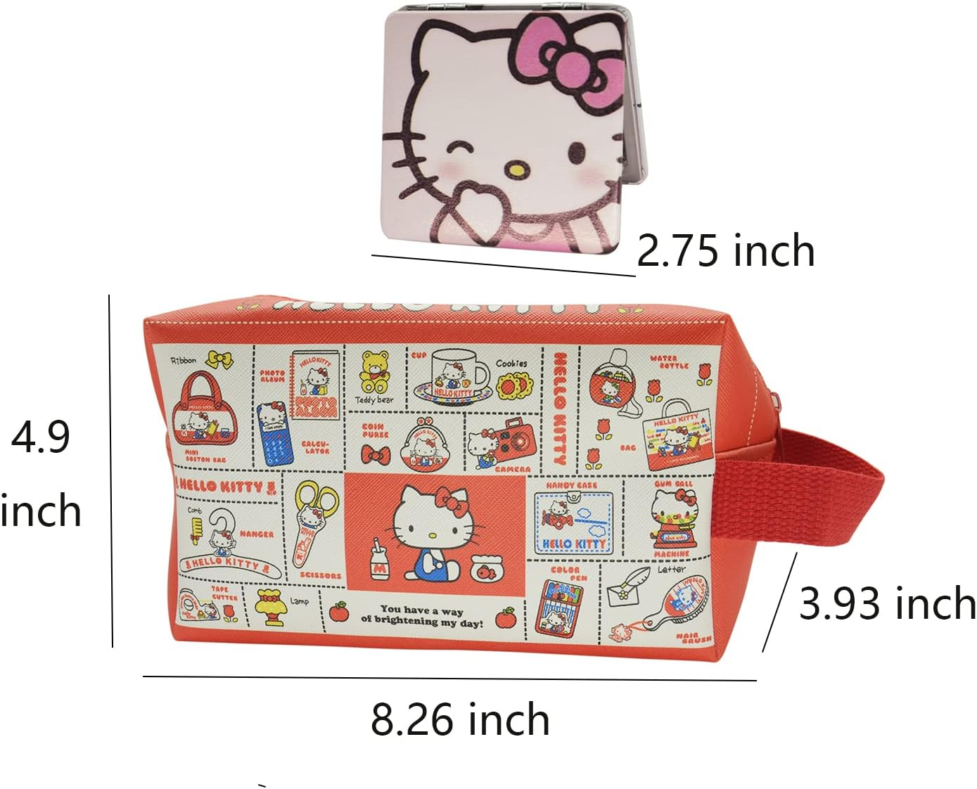 Rondlaho Cosmetic Bag with Mirror, KT image number 3