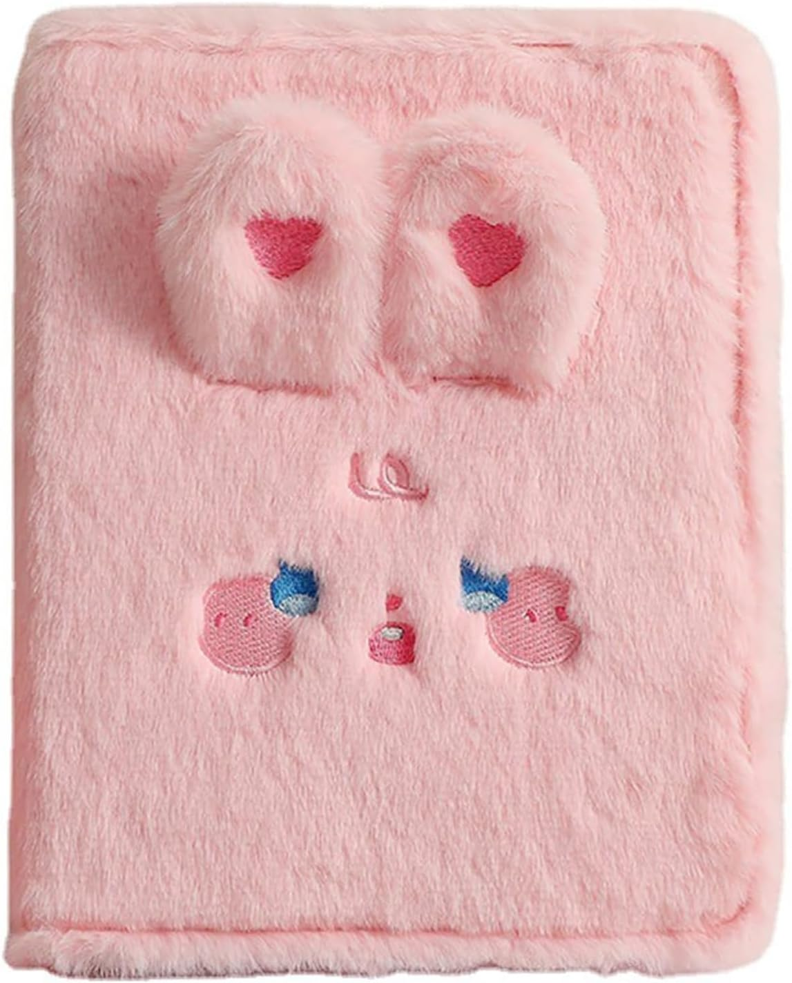 320 Pockets Plush Photo Album &ndash; for Fujifilm Instax Mini 12/11/40/41/90/9/Liplay/Link/Evo Photocard Album &ndash; Refillable Memory Book, Portable & Cute Design (Black)