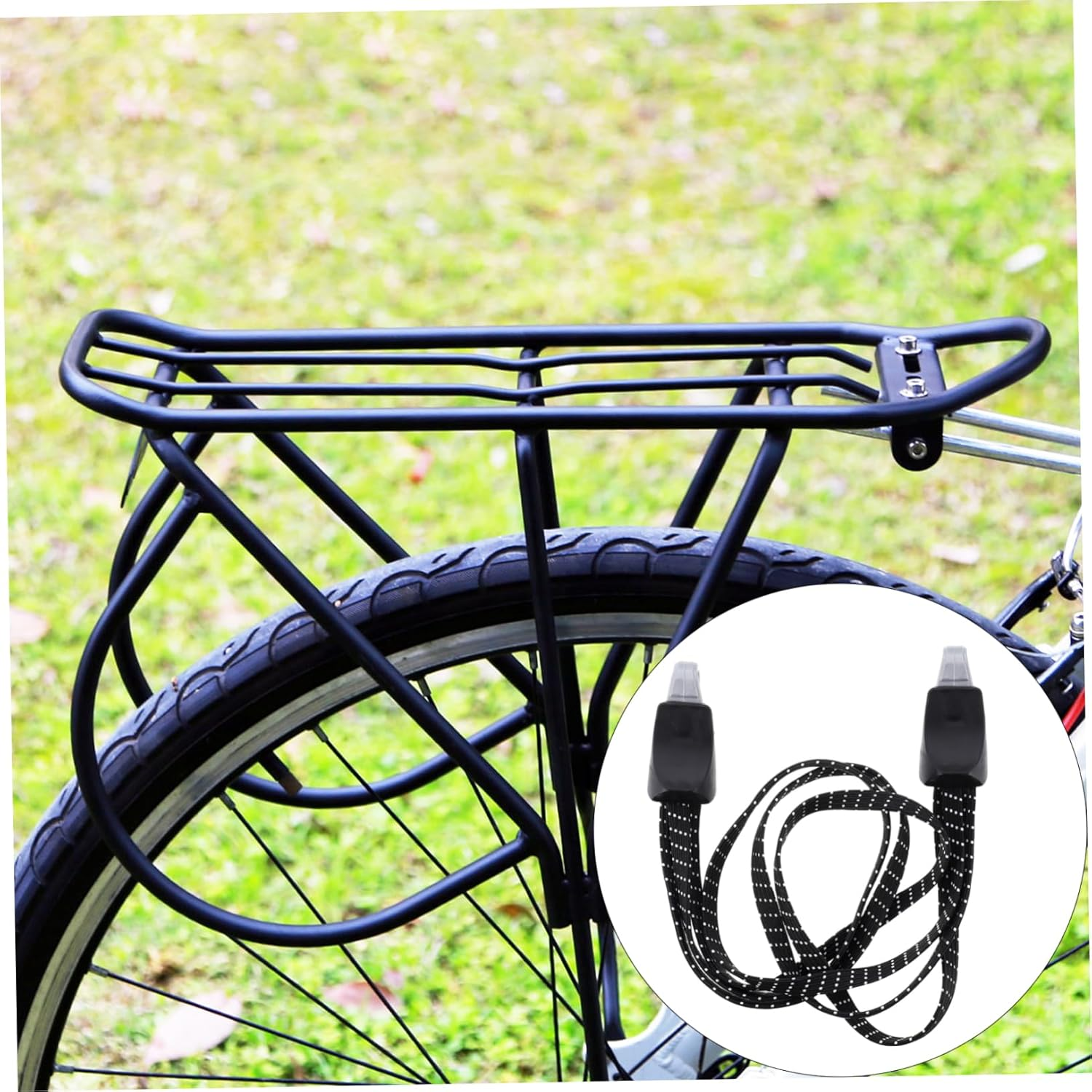 ANDRESLAD 5Pcs High Strength Performance Sturdy Elastic Straps for Luggage Bike Strapping Rope image number 4