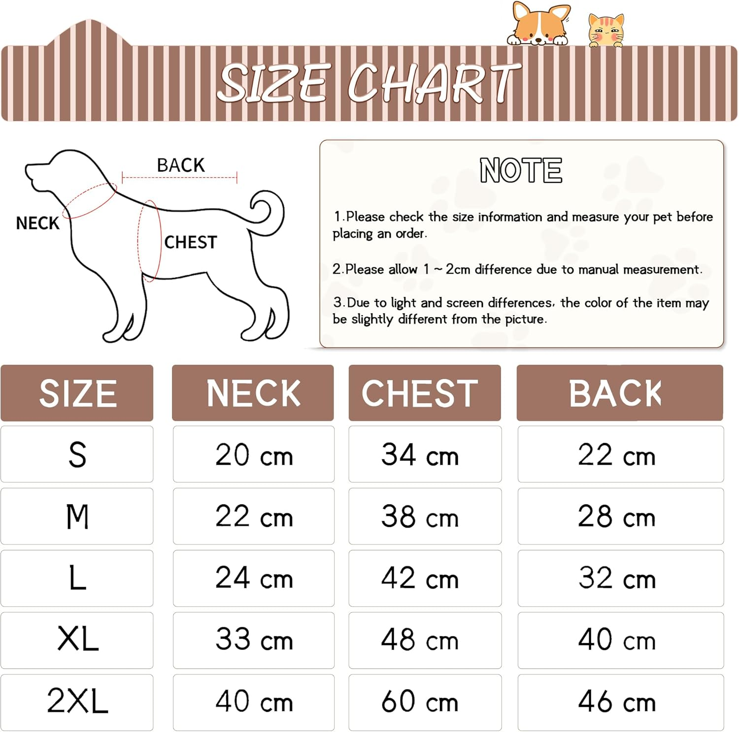 NACOCO New Classic Dog Sweater Cute Knitted Turtleneck Dog Sweater Warm Winter Clothes Coat Jumpers for Small Kitten Puppy Cat and Medium Dogs (Xx-Large, Brown) image number 2