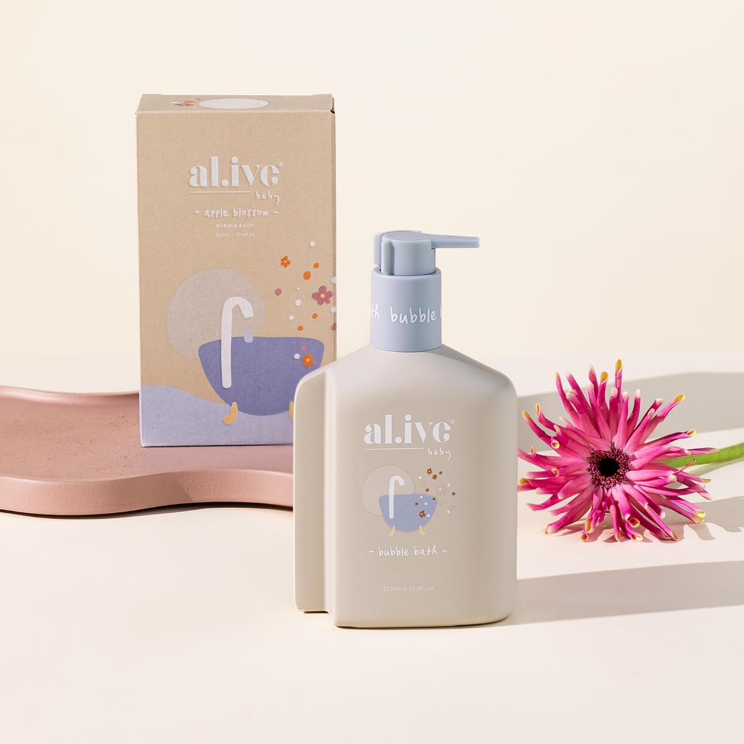 Luxury Baby & New Parent Hamper | Birthing Bernie Gift Box by Good Day People | Thoughtful Baby & New Parent Gift Set with Polka Non-Alc Sparkling, Baby Bubble Bath, Swaddle Wrap, Sippy Cup & Travel Candle &ndash; Baby Shower & Newborn Celebration Box