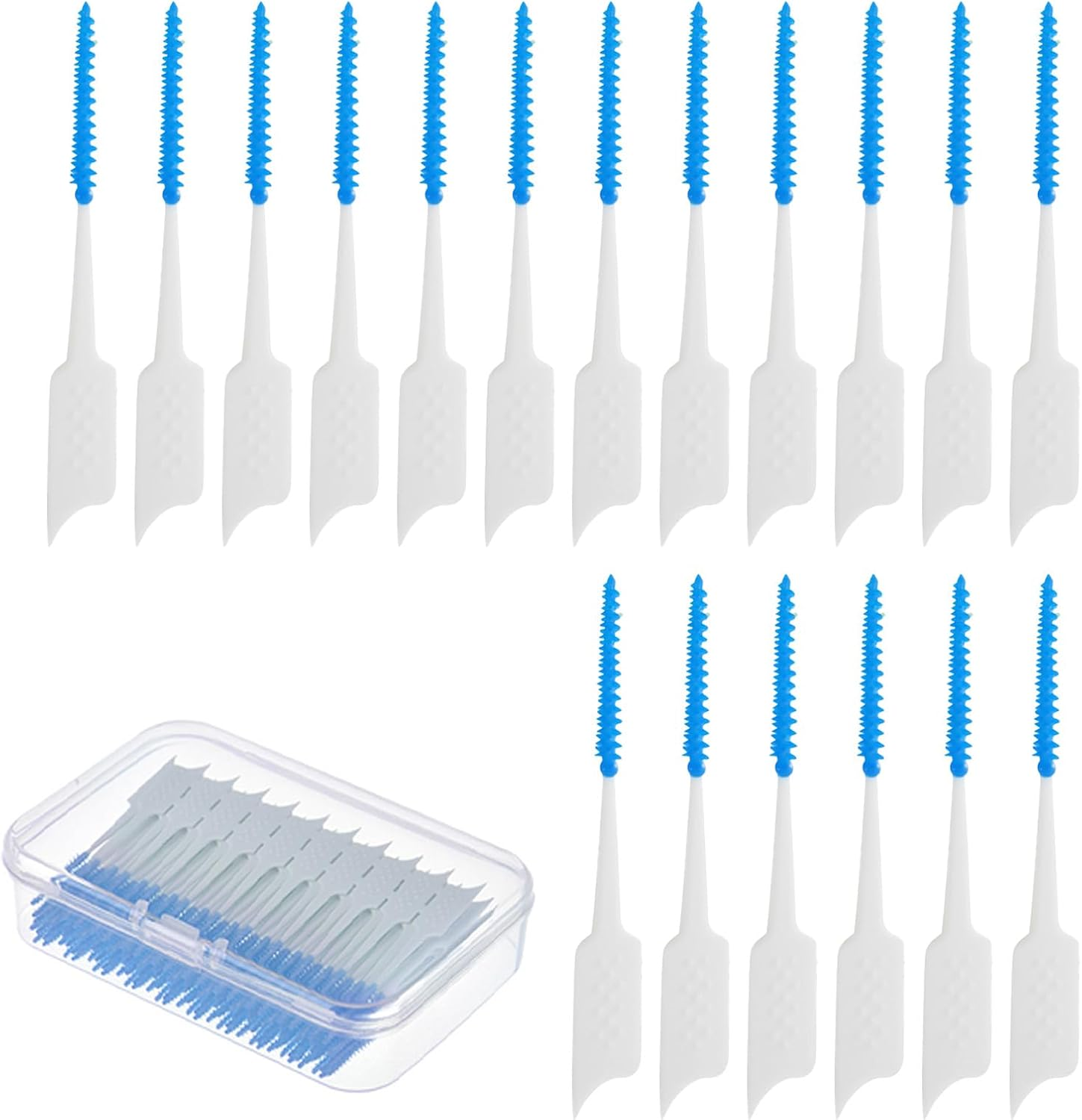 200 Pcs Interdental Brush, Disposable Tooth Pick, Flexible Interdental Brushes, Suitable for Teeth Cleaning, Oral Care, Travel Daily Use image number 2