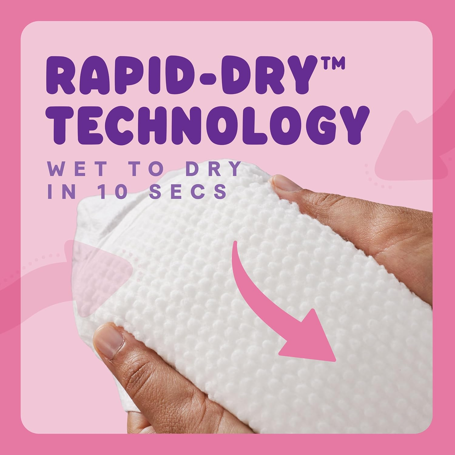 Huggies Ultra Dry Nappy Pants Girls Size 4 (9-14Kg) 92 Count - Packaging May Vary image number 5