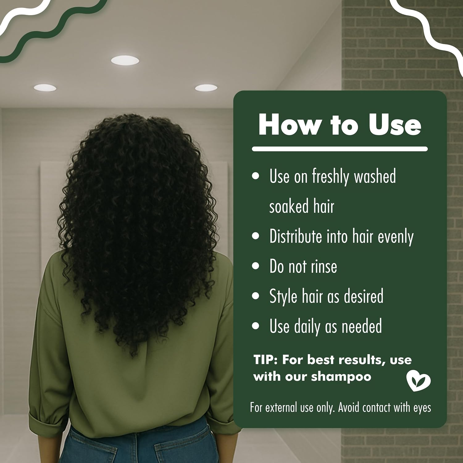 EDEN Bodyworks Coconut Shea Leave-In Conditioner | 8 Oz | Moisturize, Define Curls, Add Shine - Packaging May Vary image number 4