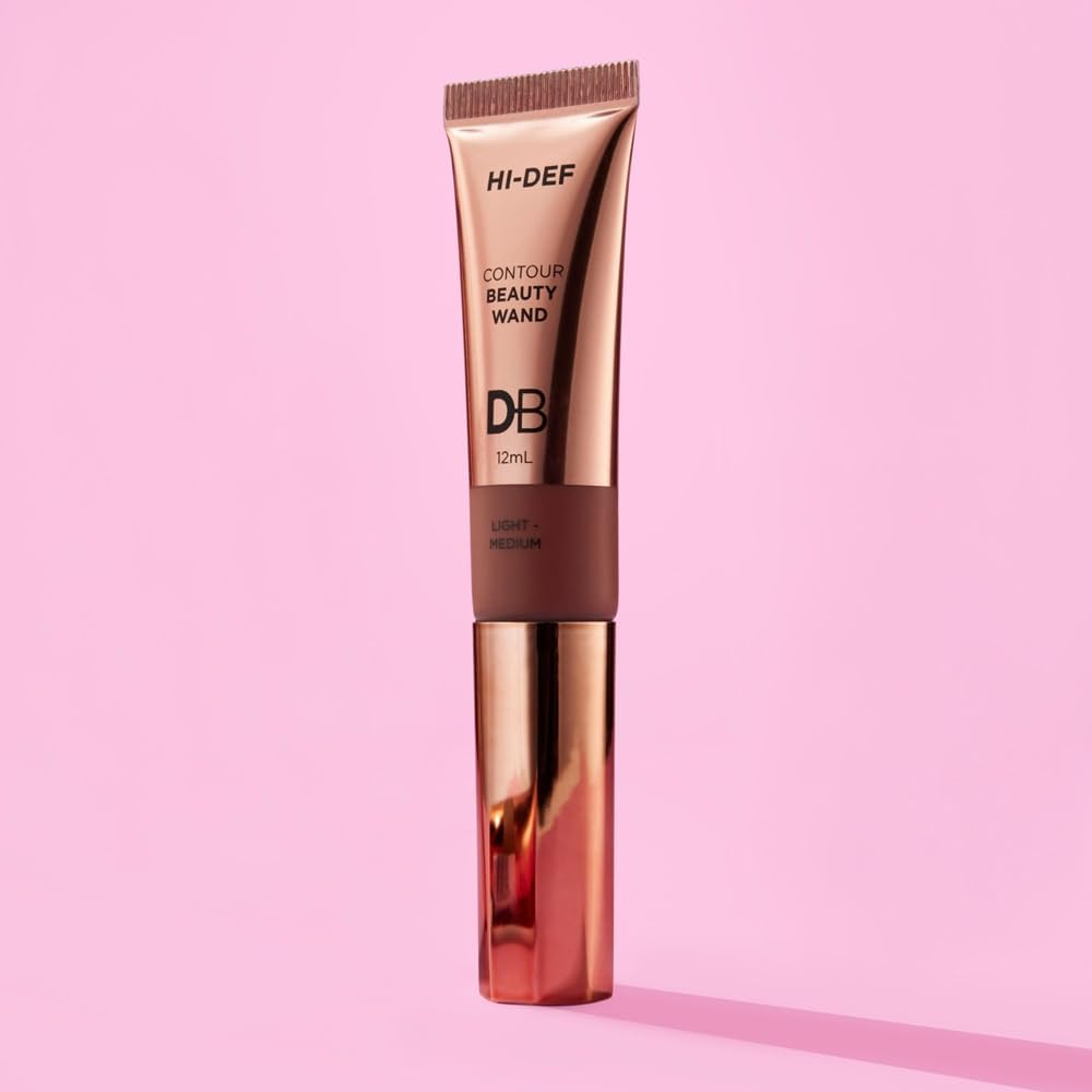 DB Cosmetics Hi-Def Contour Wand Creamy Natural Looking Makeup Precise Cheekbone Sculpting Medium Deep 12Ml Skin Nourishing Formula Travel Friendly Packaging Light - Medium Shade - Deep Shade image number 2