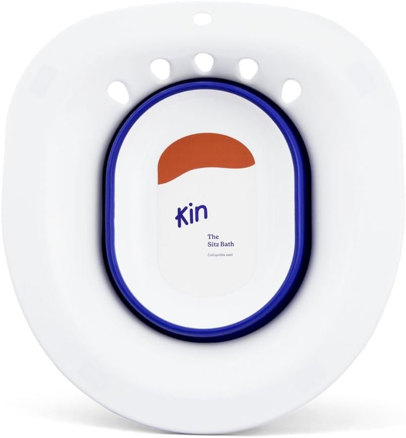 Kin Sitz Tub Postpartum Sitz Bath for Toilet, Large Capacity, Anti-Overflow, Portable, Private Care Washing for New Mums, Ideal for Pregnant & Postpartum Women image number 2