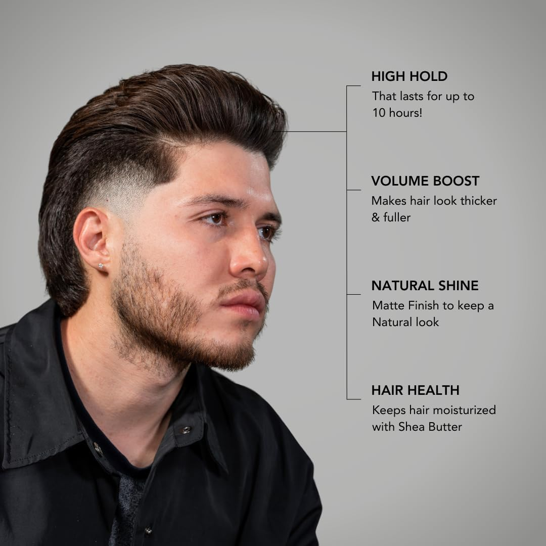 Blumaan Wax Fiber for Men - Adds Volume & Controls Hair All Day Hold - Natural Finish for All Hair Types - Original Styling Meraki image number 2