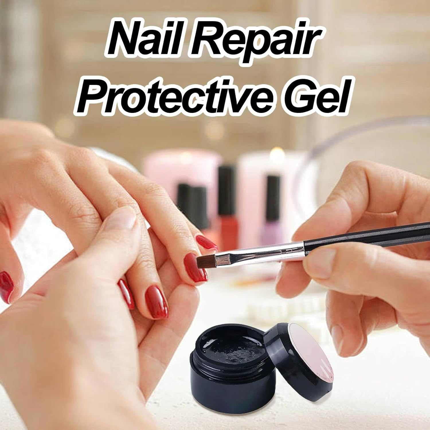 Nail Repair Kit for Broken Natural Nails, Nail Repair Glue for Natural Nails, Nail Strengthener and Hardener for Damaged and Broken Nails, 5Ml image number 1