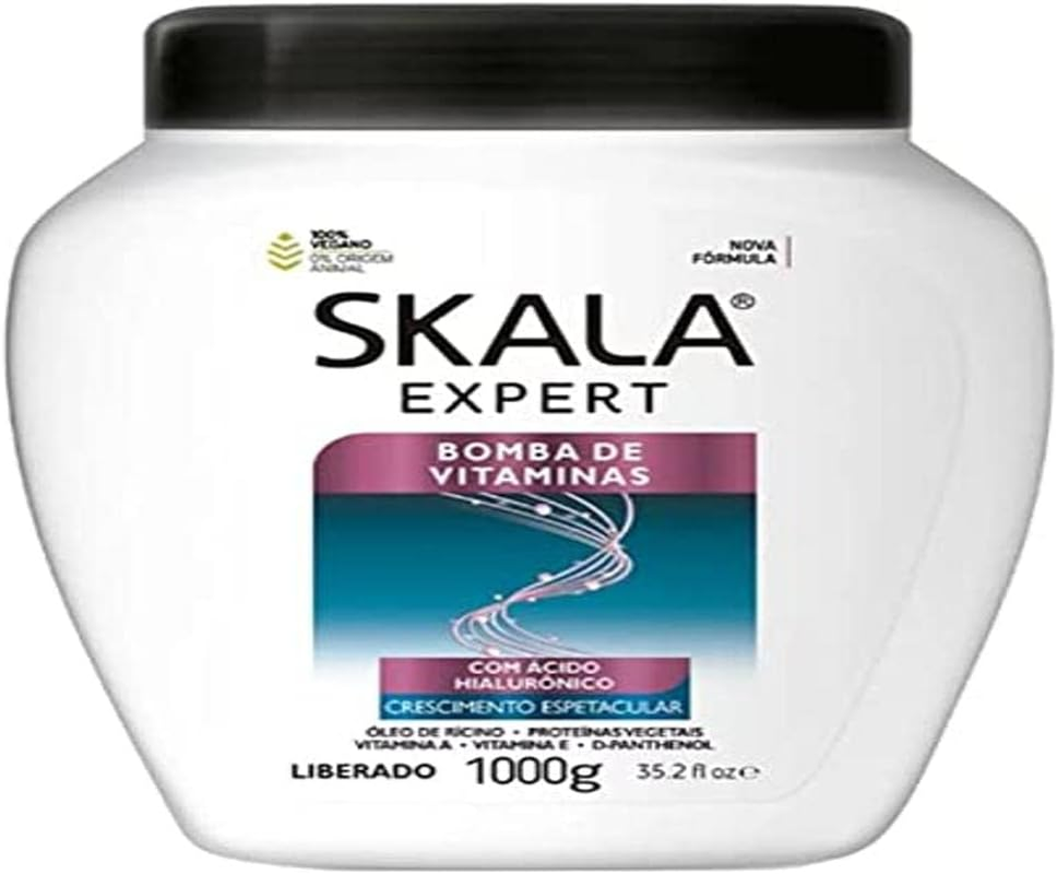 SKALA - Linha Expert - Creme De Tratamento Bomba De Vitaminas 1 Kg - (Expert Collection - Vitamin Bomb 2 in 1 Treatment Cream Net 33.81 Oz) image number 2