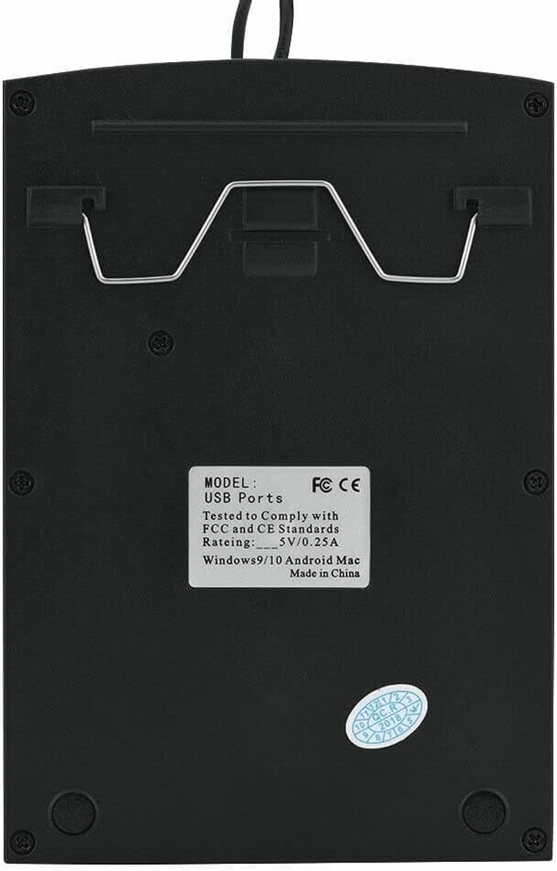 USB Numeric Keypads Portable Slim Mini Number Pad Keyboard for Laptop Desktop Computer PC, 10 Key USB Keypad Black image number 5