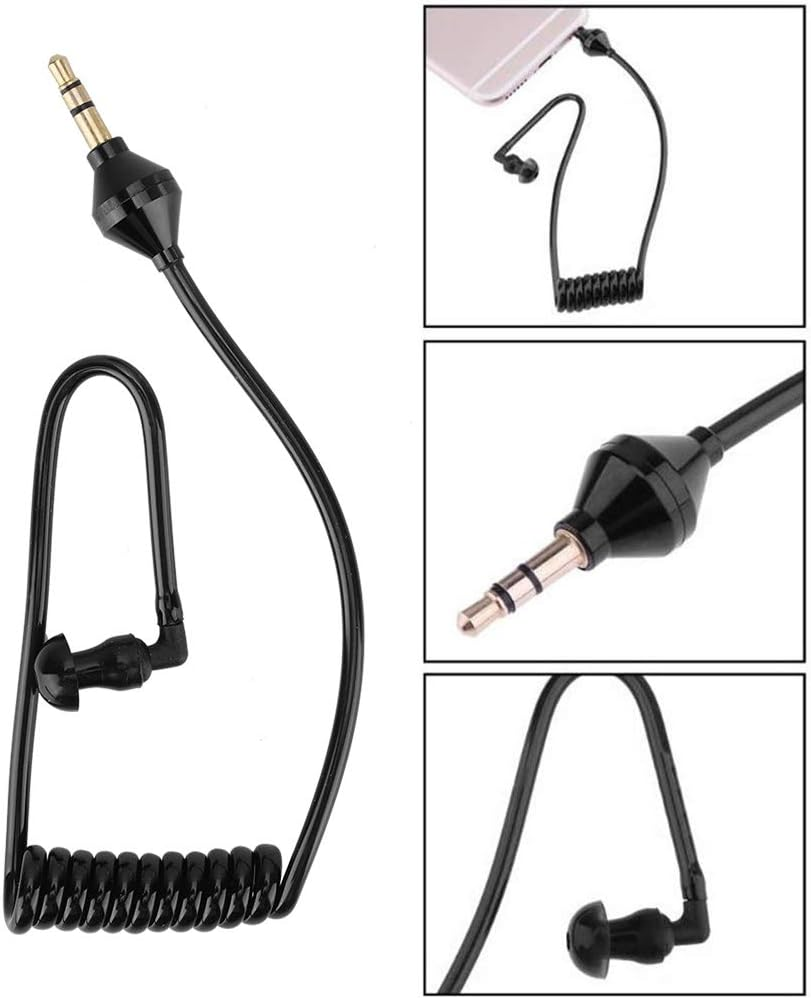RASTKY Monaural Wired Earpiece Tube Earphone Safe Driving & Sports - Electronics/Headphones, Earbuds & Accessories/Headphones & Earphones/In Ear image number 6