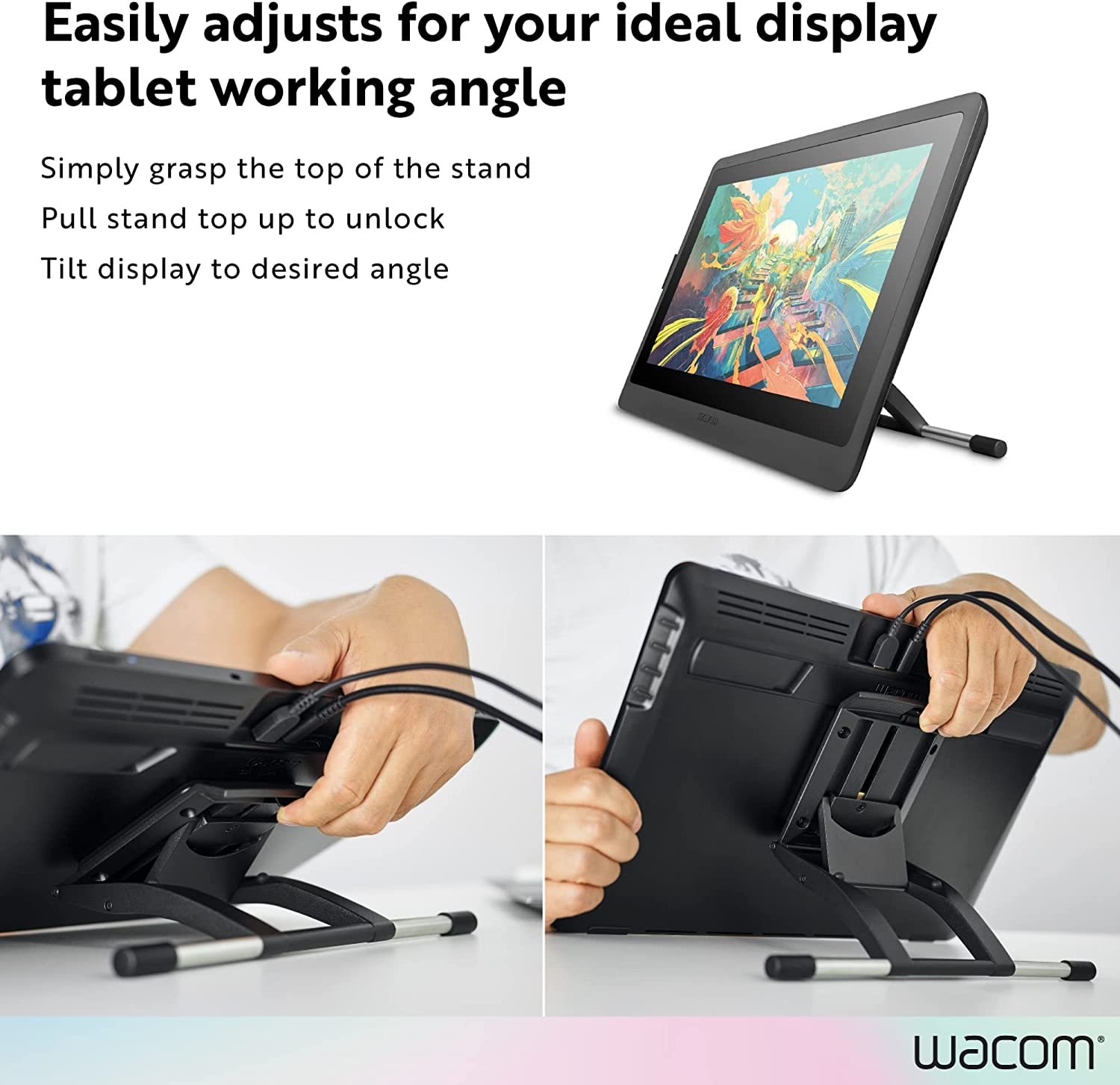 Wacom ACK620K Cintiq Adjustable Stand image number 1