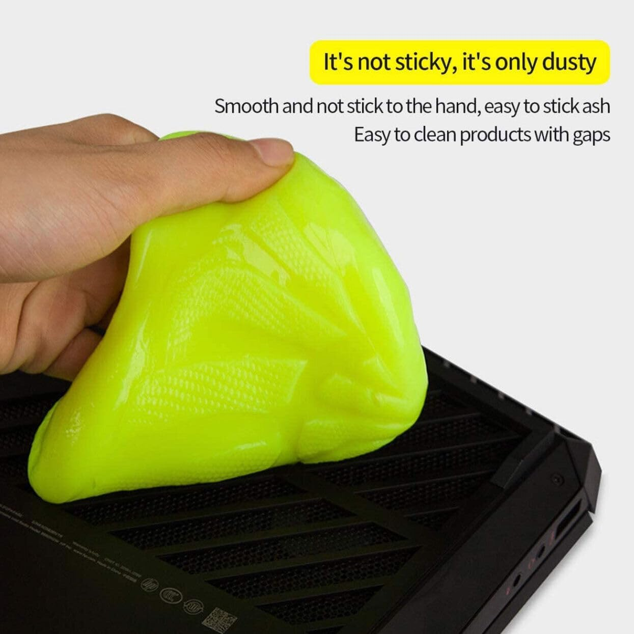 Dust Dirt Cleaning Gel Slime Super Clean Magic Car Laptop Keyboard Home Cleaner, Reusable Keyboard Cleaner, Safe on All Surfaces image number 2