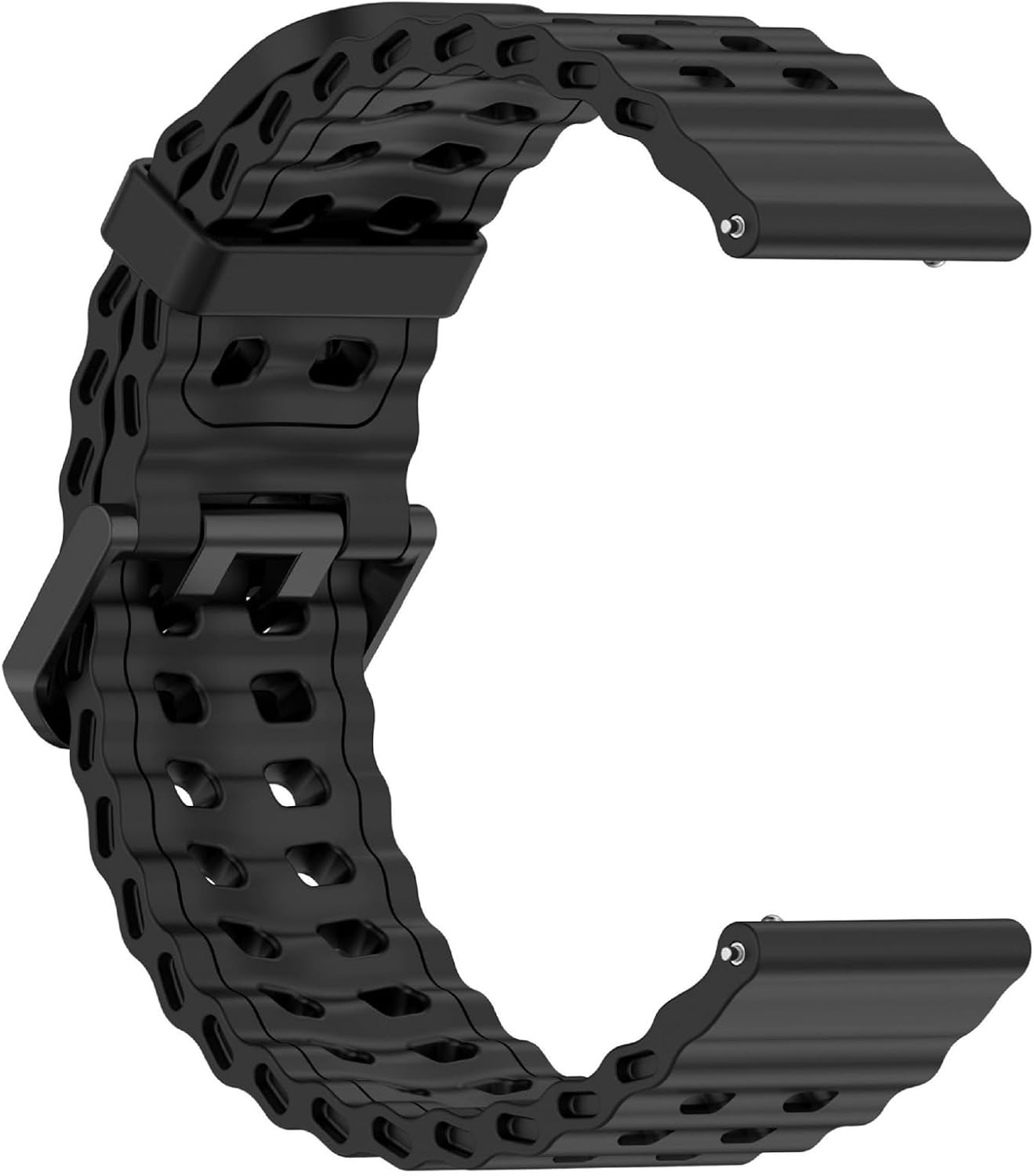 GIOPUEY Strap Compatible with Garmin Venu X1, Soft Silicone Strap, Wear-Resistant, Breathable, Replacement Strap