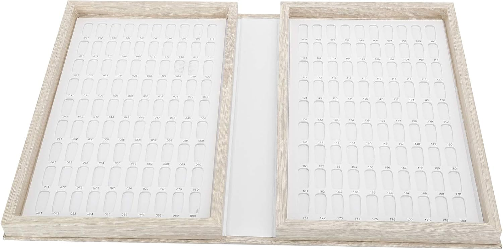 Nail Tip Display Book, Color Card Book, Nail Art Display Book, Easy to Carry Multifunctional for Manicure Store Salon Home Spa(Light Color) image number 2