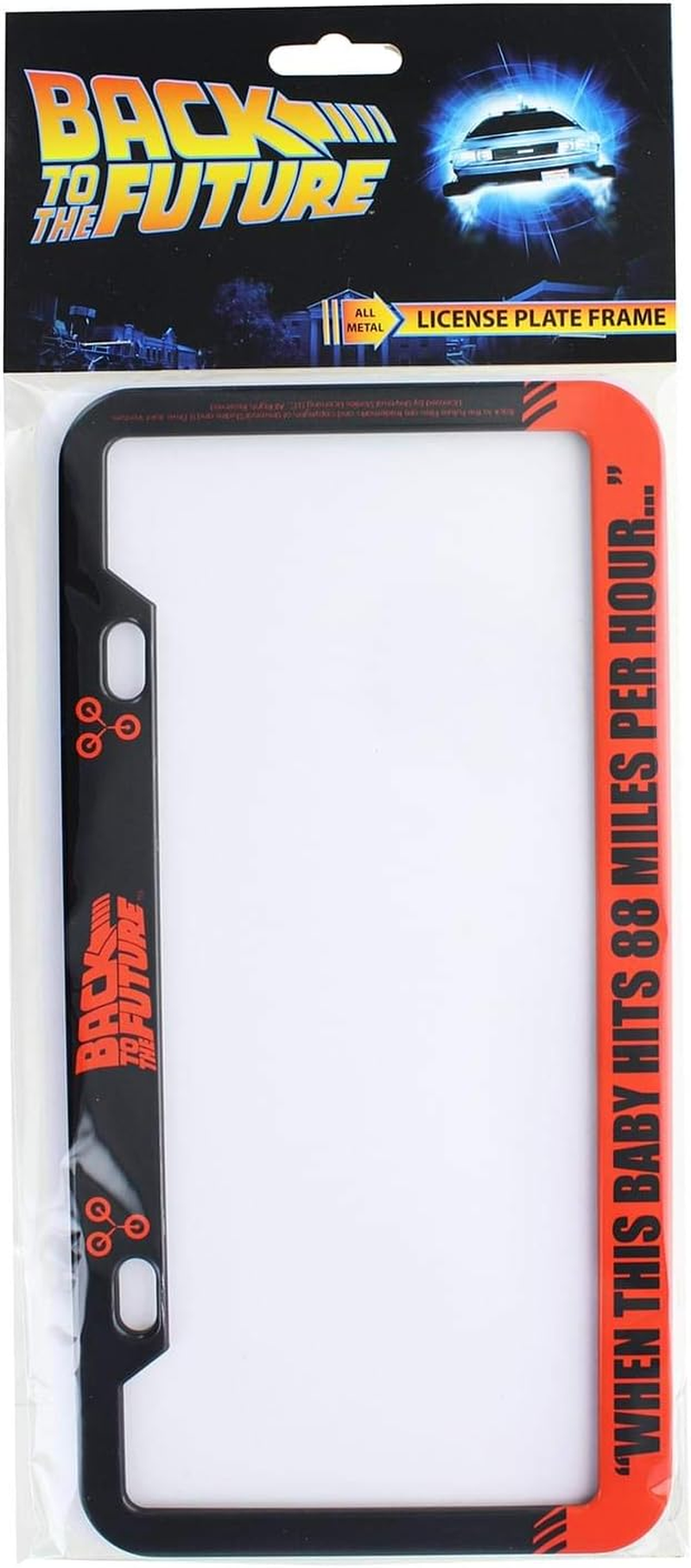 Factory Entertainment Back to the Future 88 MPH License Plate Frame image number 1