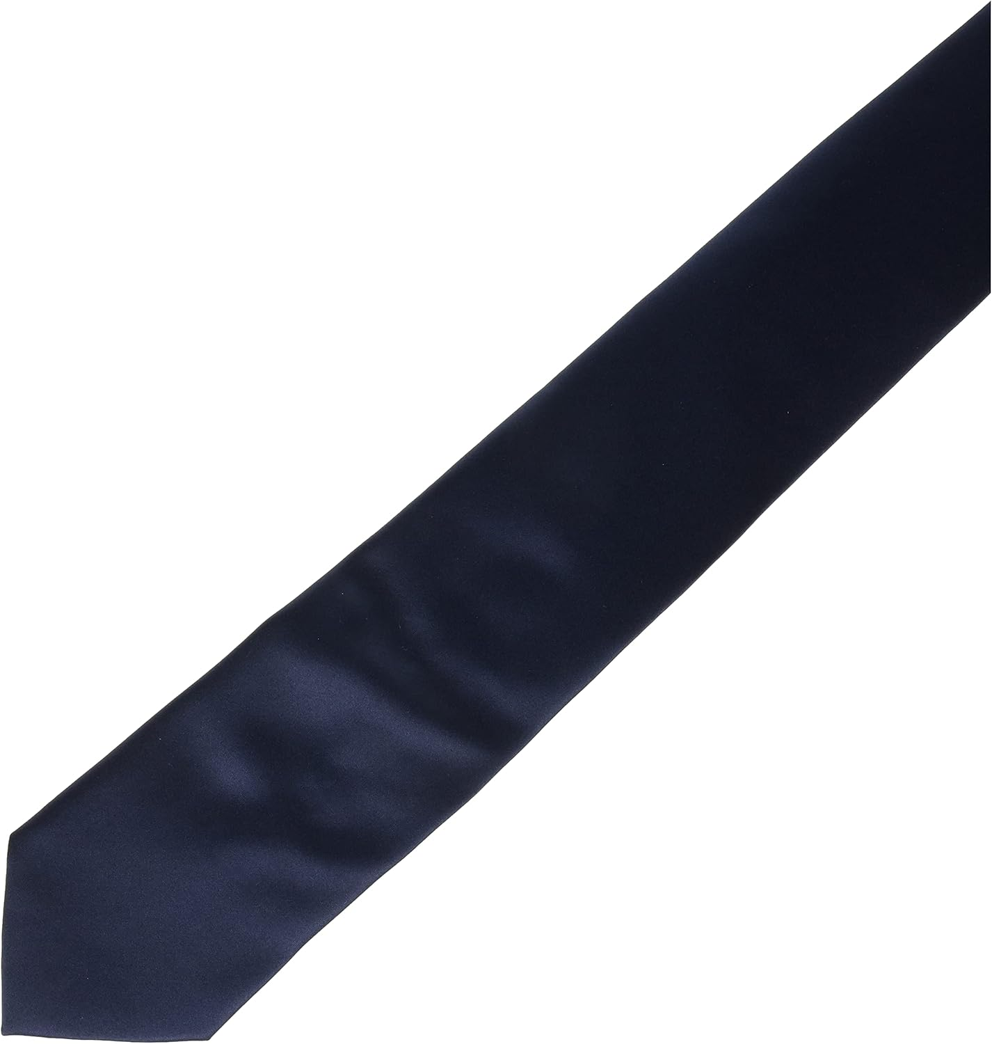 Stacy Adams Men'S Satin Solid Set Necktie, Blue, One Size US