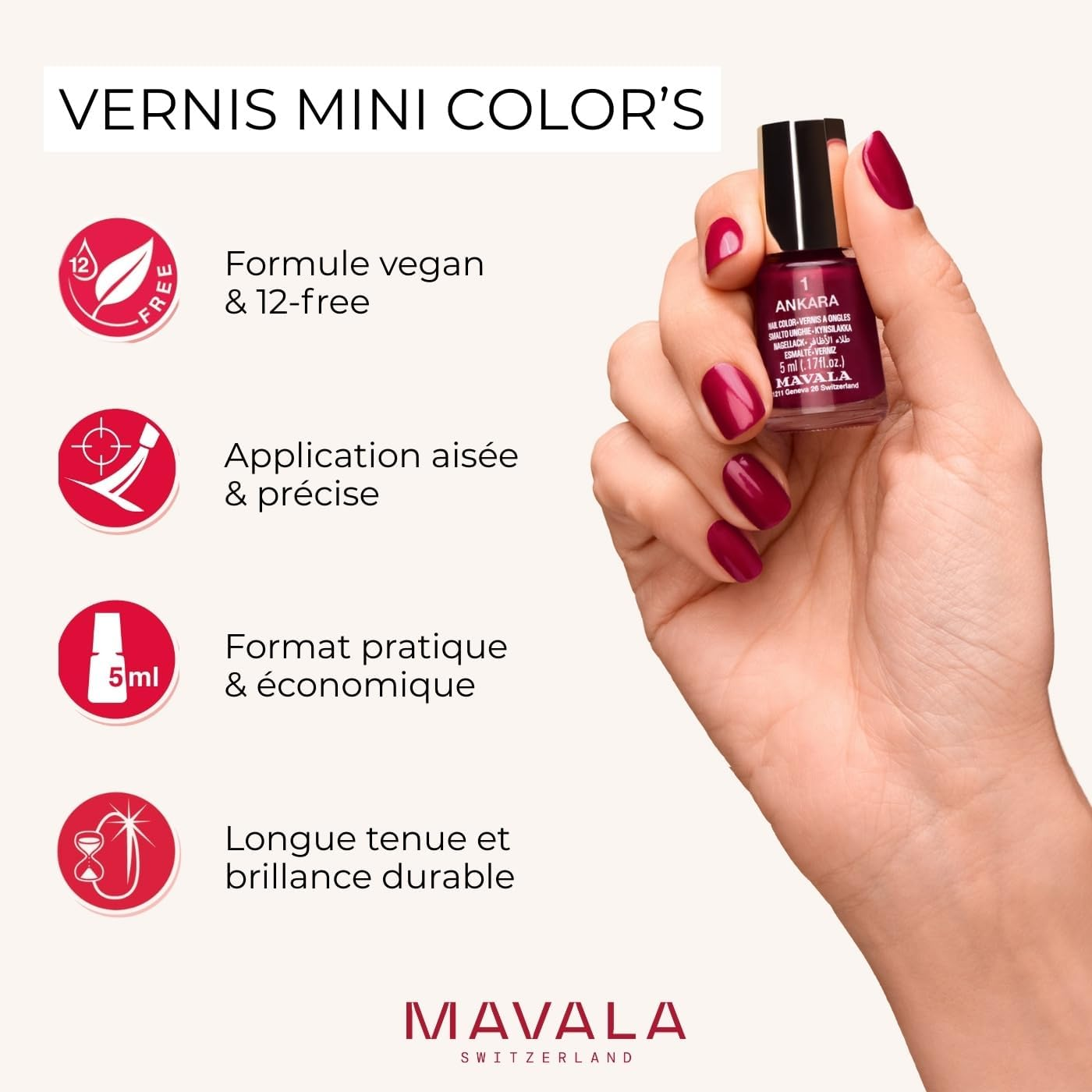 Mavala Switzerland Nail Polish Thinner 10Ml, 10 Ml image number 1