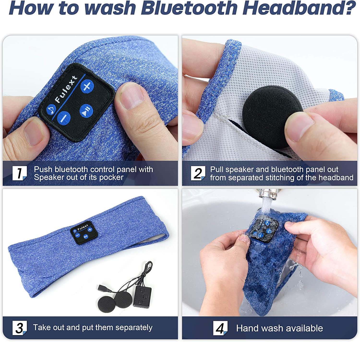 Sleep Headphones Bluetooth Sleeping Headband, Lavince Sleeping Headphones Music Sports Headphones Headband, Soft Bluetooth Headband for Side Sleepers, Birthday Christmas Sleeping Gifts for Women Men