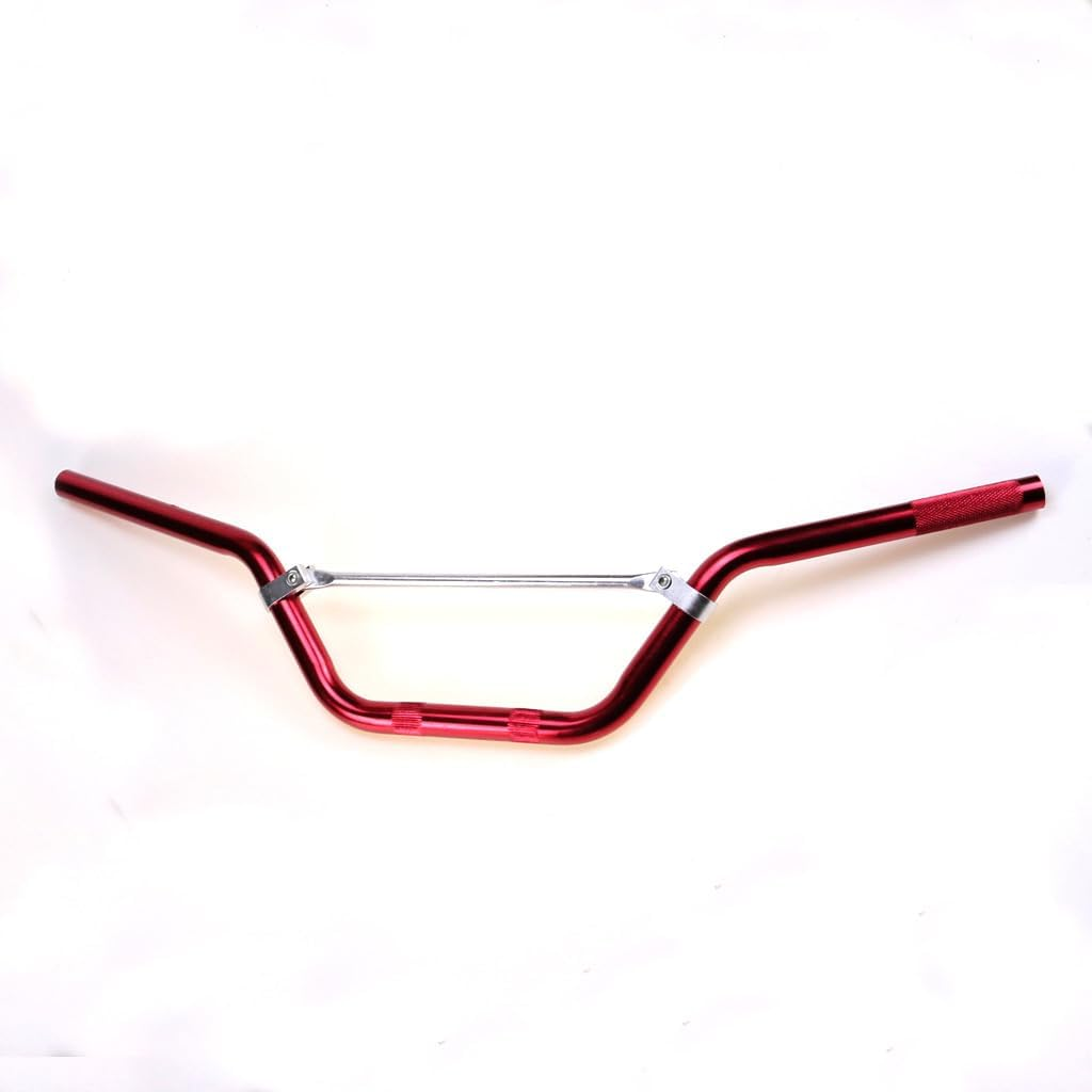 22Mm 7/8" Motorcycle Handle Bar Handlebars for ATV Dirt Pit Bike Motocross MX Offroad Apollo Coolster Taotao SSR 50Cc 70Cc 90Cc 110Cc 125Cc 150Cc CRF KLX DRZ (Red) image number 2