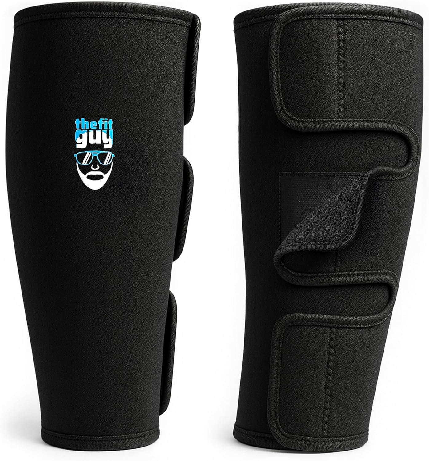 THEFITGUY Weightlifting Shin Guards, Easywear - No Need to Take off Shoes, Wear over Skin, Socks, Training Pants and Tights, Ultimate Shin Protection (Pair) image number 5