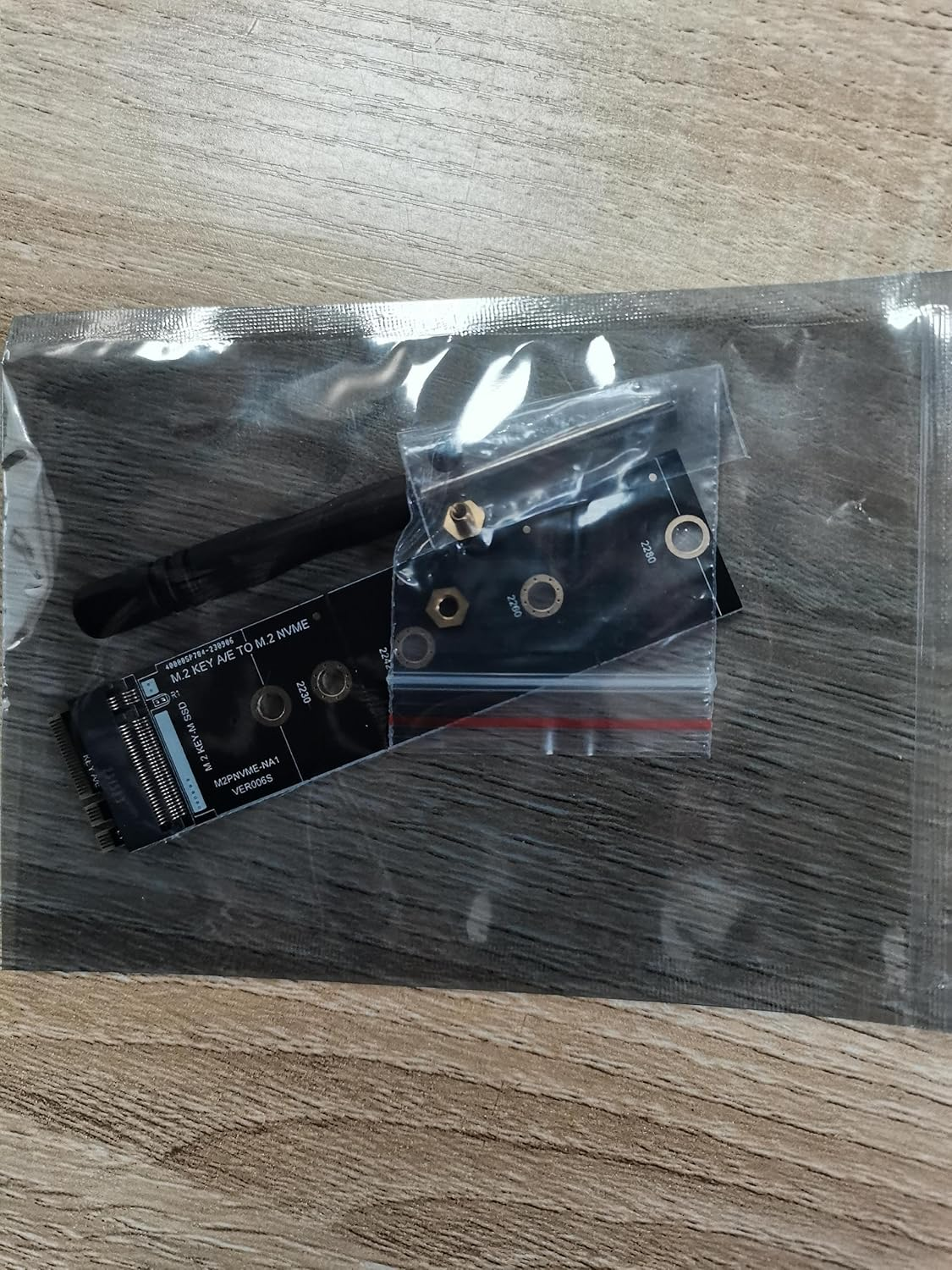 Wireless for M.2 A/E for Key Slot to for M.2 for M for Key Wifi Bluetooth-Compatible Adapter for Nvme PCI for Express M.2 Nvme Ssd Adapter Card M2 Key A-E to M2 NVME Adapter Converter Card To, 1 Piece image number 2