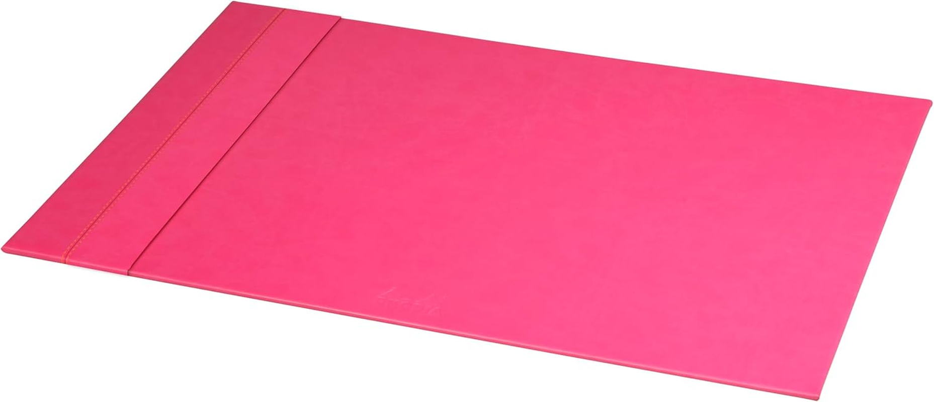 RHODIA 318902C - Raspberry Rigid Desk Pad - 60X40 Cm - Orange Saddle Stitching - Faux Leather Exterior - Rhodiarama Home Office Collection - Office Organization & Designer Storage image number 4