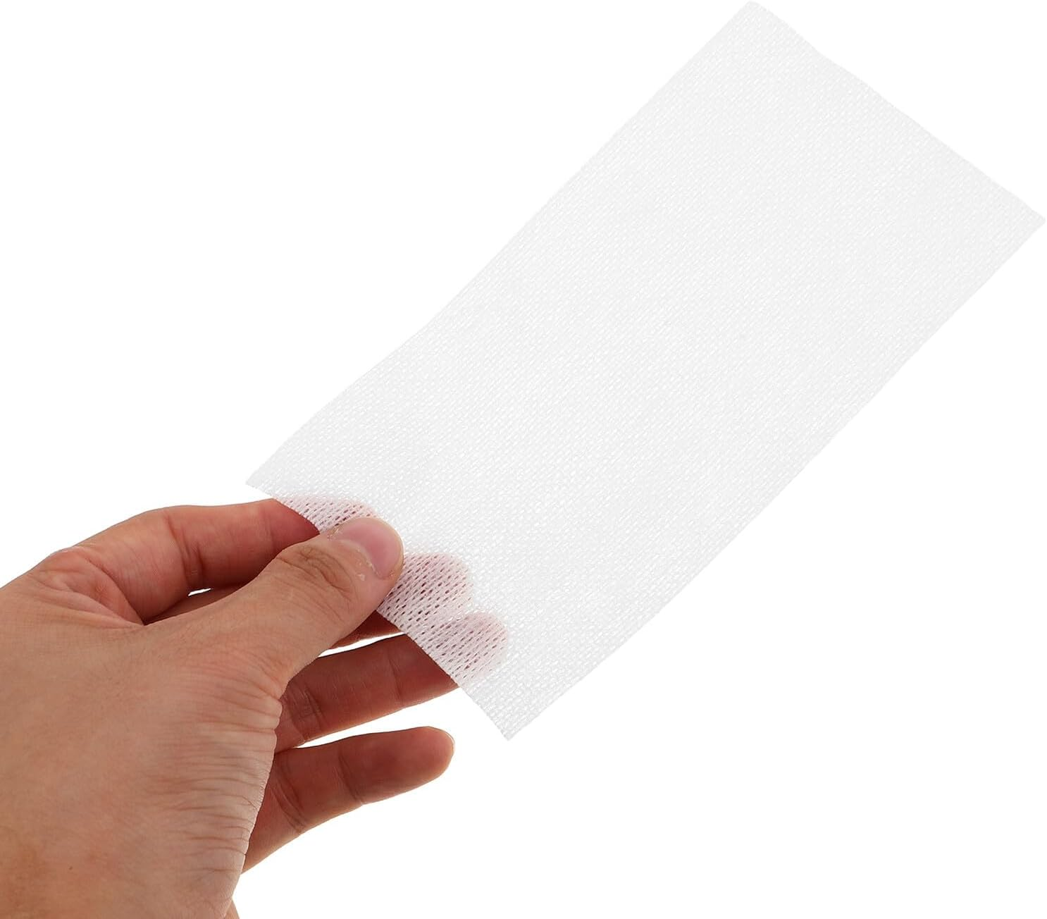 GAROZATION 500Pcs Stretchable Cosmetic Cotton Pads for Face and Eye Makeup Removal &ndash; Breathable Water-Spun Nonwoven Fabric &ndash; Dual-Use Dry and Wet Facial Cleaning Pads for Professional Beauty image number 5