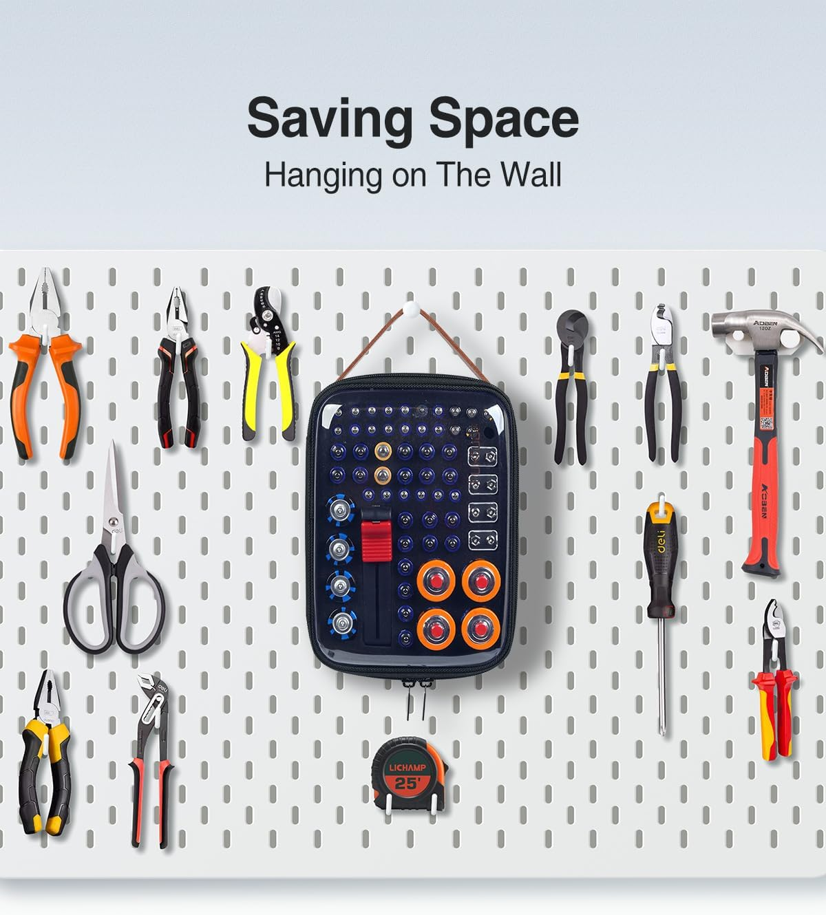 Luxtude Battery Storage Organizer, Clear Battery Organizer Storage Case with Tester,Hard Batteries Holder, Portable Batteries Case Organizers, Drawer Caddy, Camping Accessories (Black) image number 3