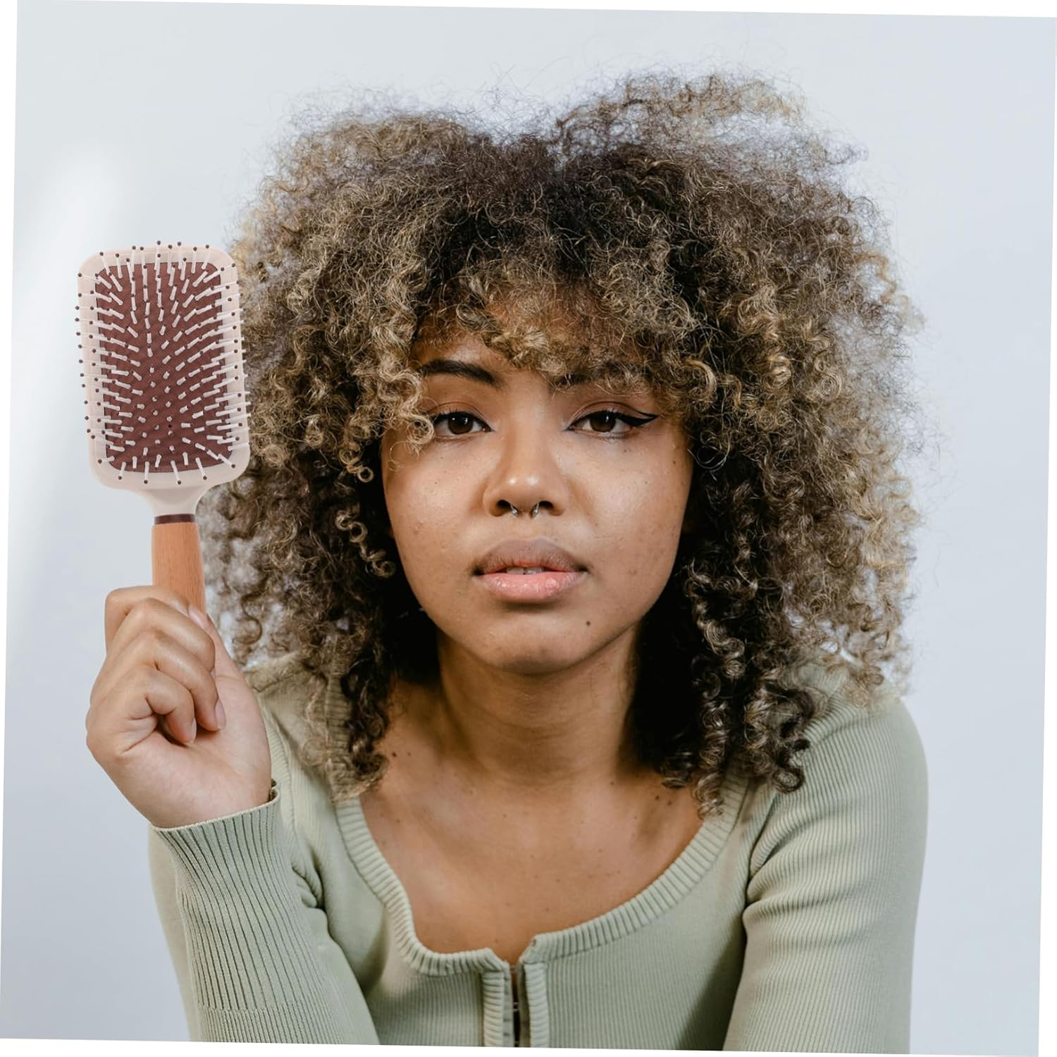 CANIGHT Static-Free Hair Brush with Massage Comb Styling Tool for Wet/Dry Hair image number 2