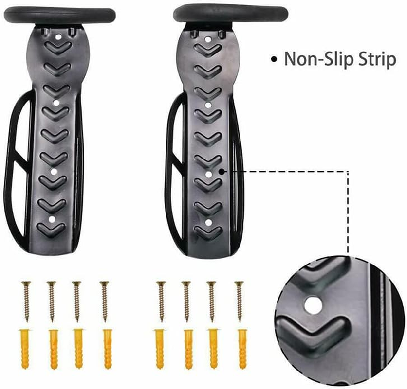 AIMALL 4PCS Steel Bicycle Bike Wall Rack Mount Garage Stand Holder Storage Hanger Hook, Space-Saving Stand Holder for Indoor Use image number 5