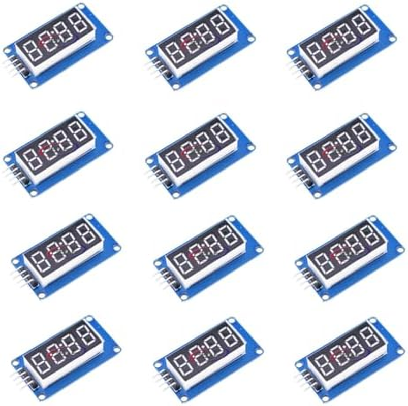 12PCS 4 Bits TM1637 LED Display Module Clock