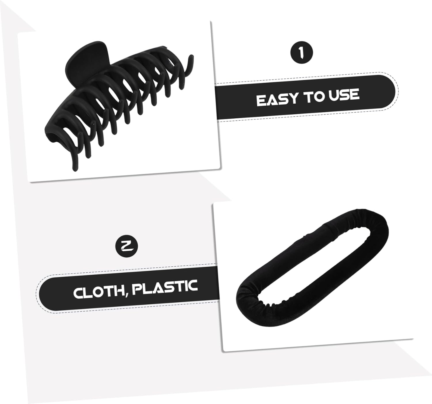 Healvian Heatless Overnight Curls Hair Curling Rod No Heat Hair Rollers for Sleeping Sponge Clip image number 2