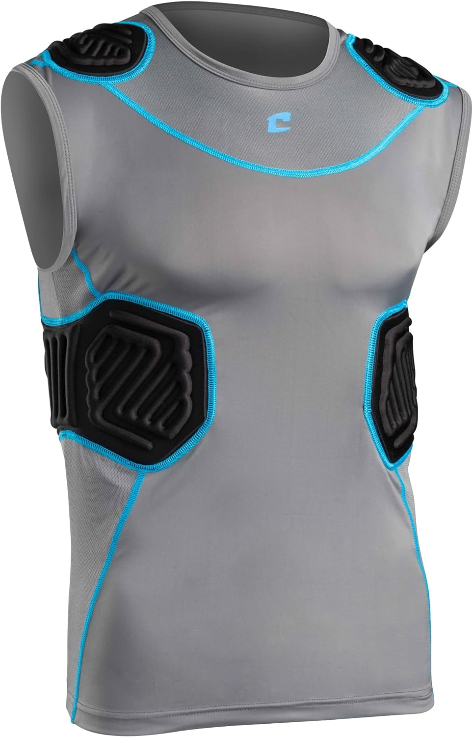 CHAMPRO Bull Rush Football Compression Shirt image number 5