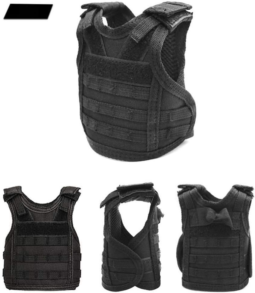 Ferret Clothes Small Animals Harness Military Style Adjustable Shoulder Straps Soft Mesh Comfort Durable Nylon Padded Vest Ferret Guinea Pig Hamster Bunny Kitten Puppy Small Pet Clothes Accessory image number 6