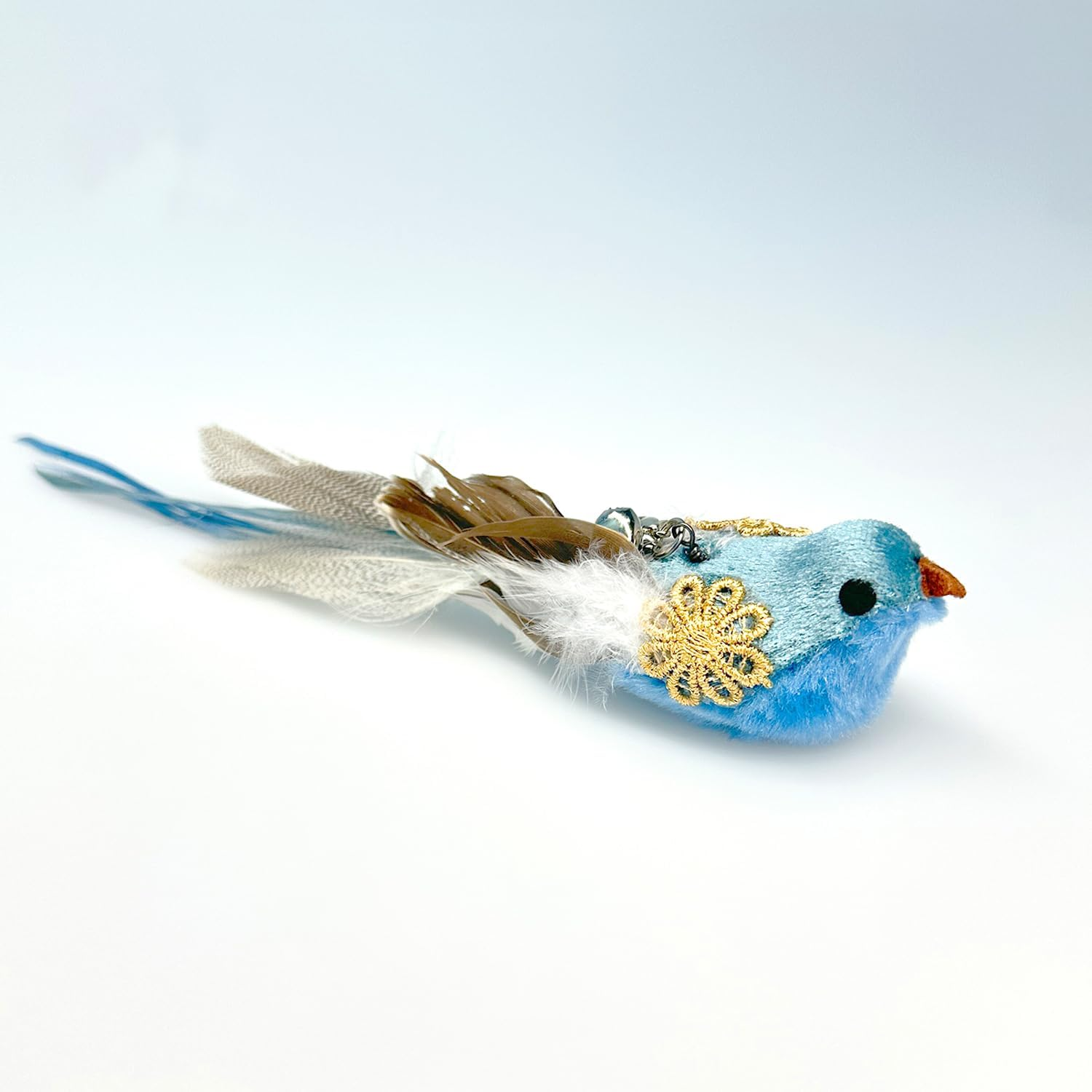 ZAYLUMO 11-Piece Realistic Bird Cat Toy Set &ndash; Handcrafted Feather Toys for Interactive Play, Ideal for Cat Wands & Home D&eacute;cor